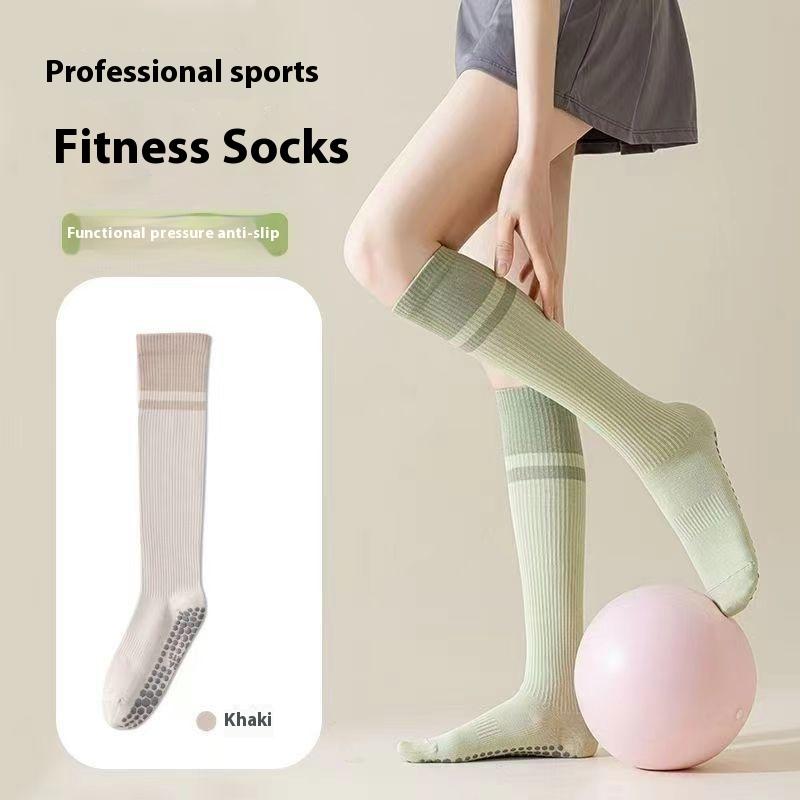 Yoga Socks Women's Calf Socks Tennis Socks Non-slip Professional Sports Muscle Golf Pilates Jumping Exercise Cycling Stockings