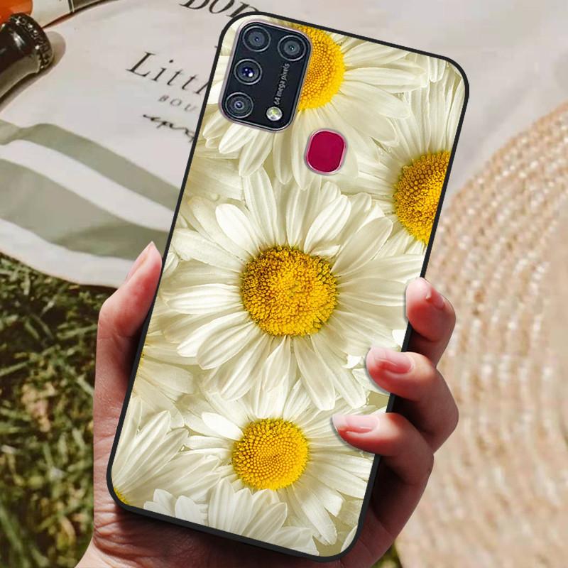 For Samsung M31 Case Phone Cover Silicone Soft TPU Back Cover for Samsung Galaxy M31 M 31 case SM-M315FZBVSER m315 Fundas Bumper