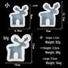 Christmas Reindeer Silicone Mold for Candles, Soap, and Chocolates