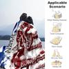Motorcycle Personalized Text Blanket Multi-purpose Personalized Blanket Warmthful Decor Perfect for Bed Sofa Office Living Room Four Seasons Universal