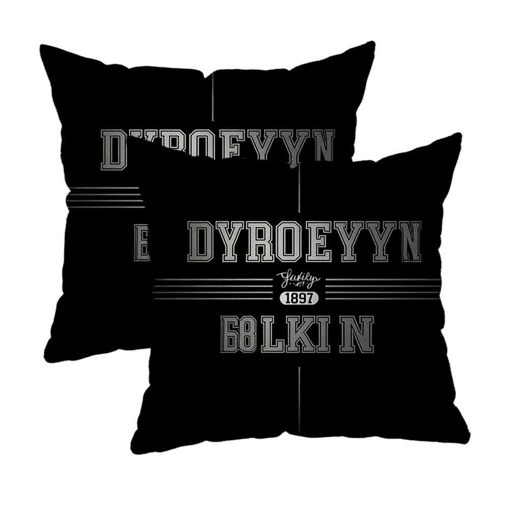 Two Intertwined Heart Pattern Pillowcasezipper Design, Decorative Pillowcase, 45X45 Cm Pillowcase