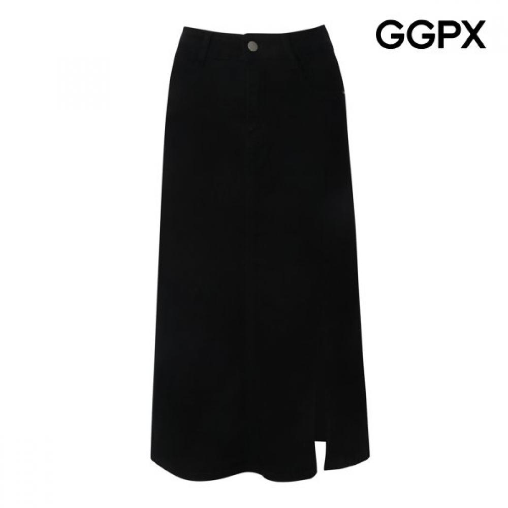Ggpx One Slit Cotton Midi Skirt Gq2sk003b Ivory/M