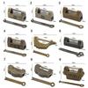 Zinc Alloy Vintage Lock Mini Bronze Lock Decorative Padlock  Wooden Box