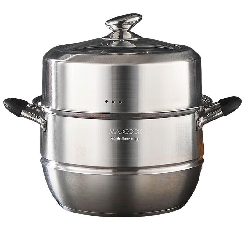 

Mei Chu 304 Stainless Steel 2-Tier Multi-Purpose Steamer, 30CM
