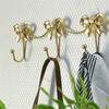 Stylish Wall Mounted Hook with Invisible Screws for Hanging Coat and Bags Strong Load Capacity Metal Clothes Hanger