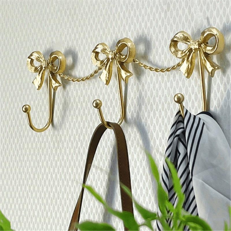 Stylish Wall Mounted Hook with Invisible Screws for Hanging Coat and Bags Strong Load Capacity Metal Clothes Hanger