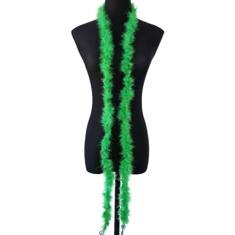DIY 11G Marabou Feathers Boa For Shaw 2 Meters Turkey Plumes Frigne For DIY Wedding Dress Clothing Shawl Decoration Sewing Crafts
