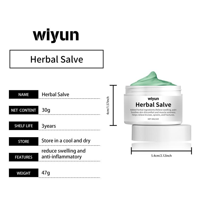 WIYUN Herbal Body Care Balm for Neck and Shoulder Pain Relief Muscle Joint Massage Cream for Sore Muscles Home Spa Use