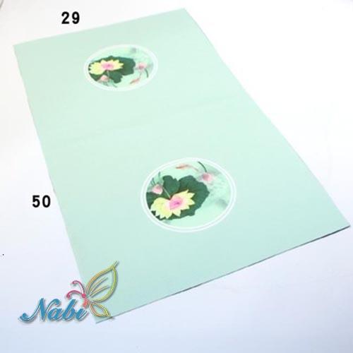 SMTA 29*49cm Knitted Fabric Cotton The Cloth Tissu Au Metre Flowers Embroidery Patchwork DIY Fabrics  1pcs Rayon Thicken