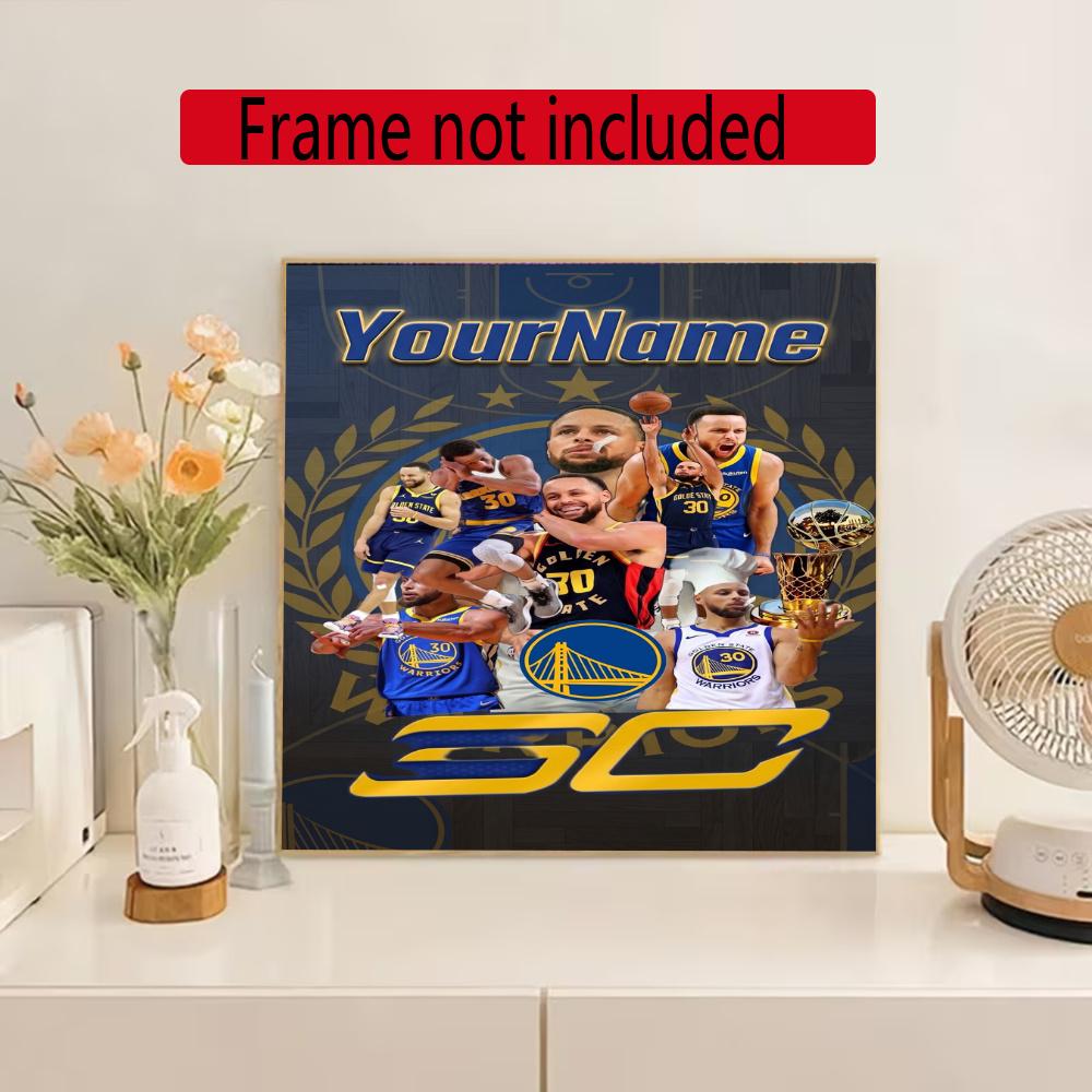 Curry Personalized Text Diamond Painting Round Diamond Mosaic Rhinestones Diamond Embroidery Craft Kit Wall Decor Without Frame