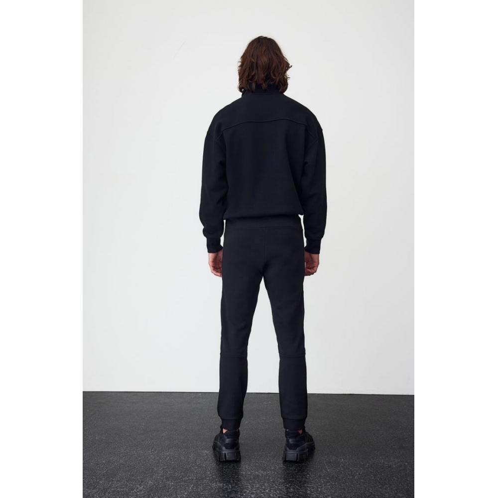 H M dryMove Zip Pocket Detail Tapered tecH Jogger Pants Black