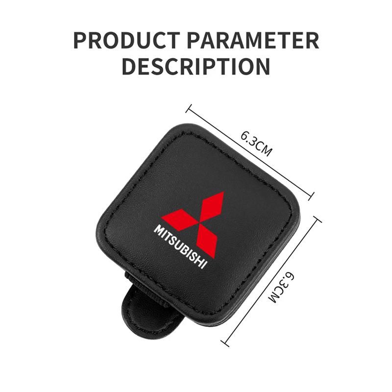 Car Glasses Clip, Glasses Holder, Card Storage Clip for Mitsubishi Pajero Sport Eclipse Cross L200 Colt Delica Ralliart Triton