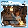 1PC Penguin Baby Little Penguin Night Light Patting Light USB Rechargeable Atmosphere Creative LED Light Household Goods