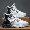 Youth Student Men's Winter Fleece Lined Thickened High Top Sneakers Trendy Lace Up Versatile Basketball Running Fashion Shoes