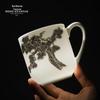 Hong Guanyao Liling Porzellan-Teetasse mit Deckel - Gao Feng Liang Jie (450ml)