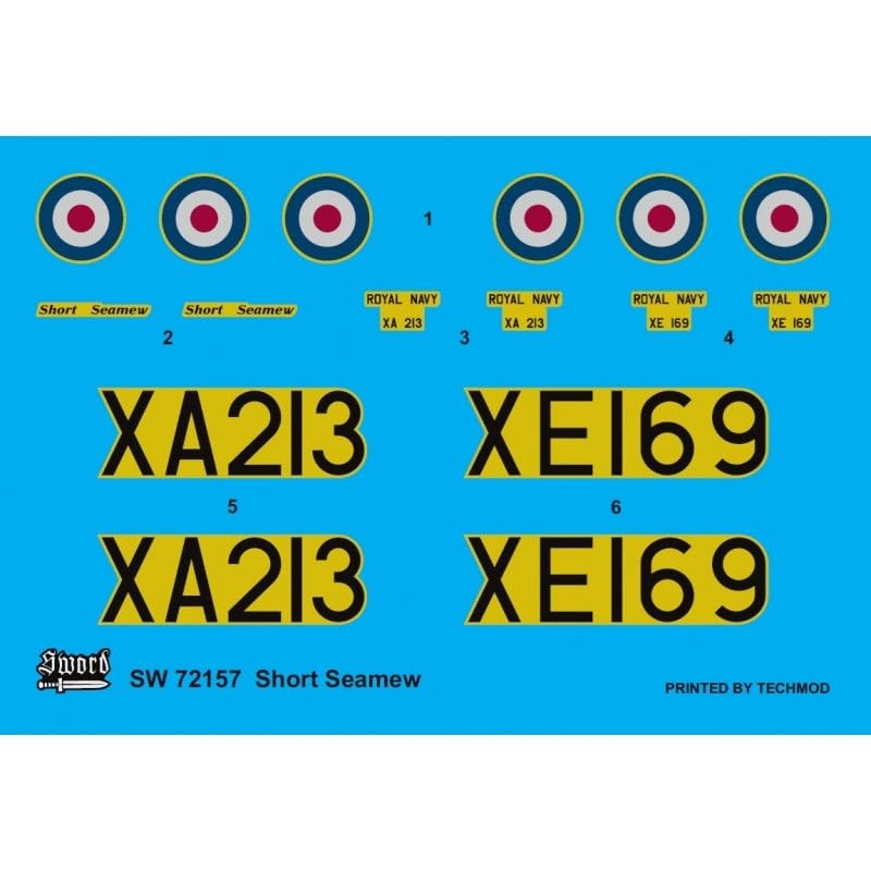 Sword Short Sea Mu Plastic Model Kit SWD72157 1/72 SB.6