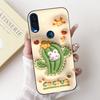 For Motorola One Vision One Macro Phone Case Motorola P50 Back Cover Soft Matte Silicone Slim Fundas Lovely Panda Rabbit Flower