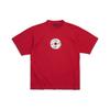 Balenciaga T-Shirts Unisex Red Crew Neck Moderate Straight Fit 764235TQVE46400