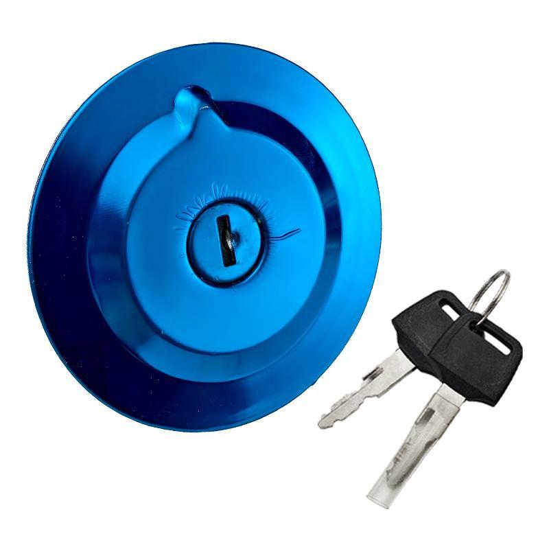 Motorcycle Fuel Tank Cap Anti Theft Lock Gas Oil Cover With Keys For Motorbike Replacement Modification Parts