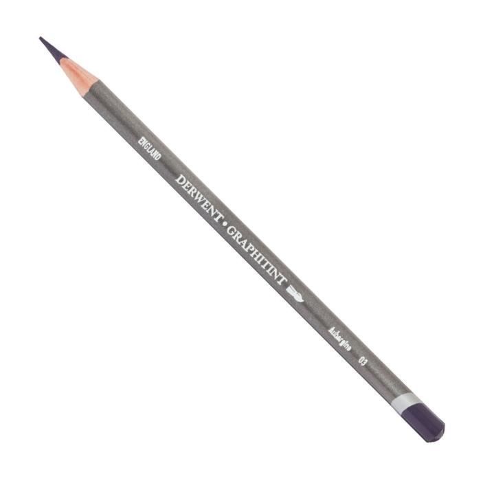 Crayon graphite pigmenté - DERWENT - GRAPHITINT - Couleur Aubergine - Mixte - 46795
