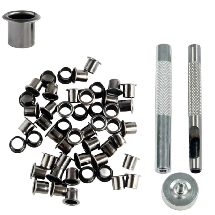 

Alloy Steel Leather Rivet Set Punching Tool Set For Thick Fabric And Leathers Includes 100 Eyelets And 3 Installing Tool