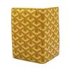 Goyard Grenelle Y Monogram Print Flap Wallet Passport Holder Small Unisex Wallets Yellow GRENELPMLTY-08CL08X