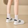 Leather platform white shoes children's shoes versatile mesh breathable sports shoes summer new casual shoes board shoes