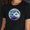 T-Shirt Women Hedgehog Portrait Motif Cotton Size XS To 3XLWill Open In New Window or Tab