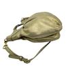 Used COACH 2-way handbag/shoulder bag Gathered Pleated 2-Way BagHandbag gold/Silver leather Women