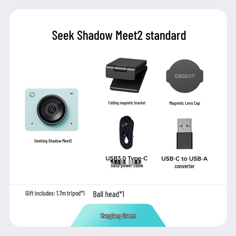 OBSBOT Meet 2 4K AI-Powered Streaming Webcam