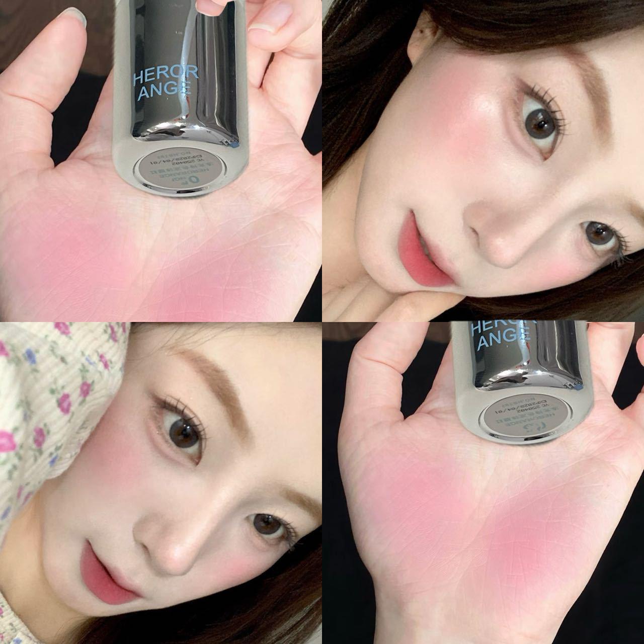 HERORANGE Замороженный Свет Стойкие Жидкие Румяна - Натуральный Бежевый Отбеливающие Корейский Макияж Без Макияжа