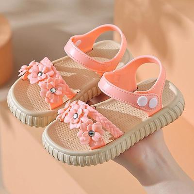 2025 Fashion Girl's Flat Sandals: Soft Sole Beach Sandals for Girls and Teens