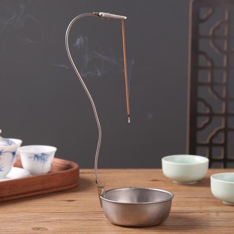 Portable Double Ended Mosquito Coil Holder Stand Multi-Function Stainless Steel Incense Clip Rack Photo Card Label Organizer