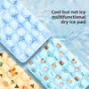 Summer Pet Ice Mat Cushion Breathable Cooling Pad Cushion Ice Pillow Summer Dog Bed Mat Ice Bed Cat Pet