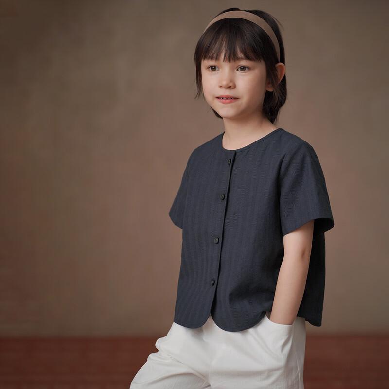 Hacikis Kids' Indigo Tencel Summer Wear