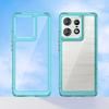 Motorola Edge 50 Pro Fusion Hybrid Case, Clear / Blue