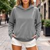 Women's Casual Long Sleeve Hooded Top Pullover for Everyday Wear