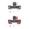 3-Position PTZ Base Feature Multiple 1/4 and 3/8 Screw Holes for Most Stands Outdoor Photographers Essential Tool