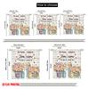 2pcs 2D Flat Printing Window Curtains Floral Garden Belief Tomorrow Polyester Without Electricity Family Party Perfect for Home