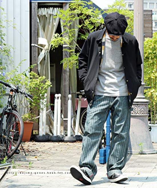 Kojima Jeans Herringbone Basic Painter Size 36 Pants,