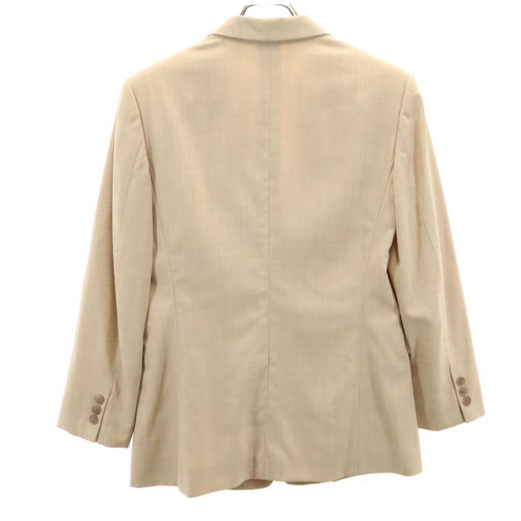 Aquascutum Made In Japan Wool Tailored Jacket 9 Beige Women Used