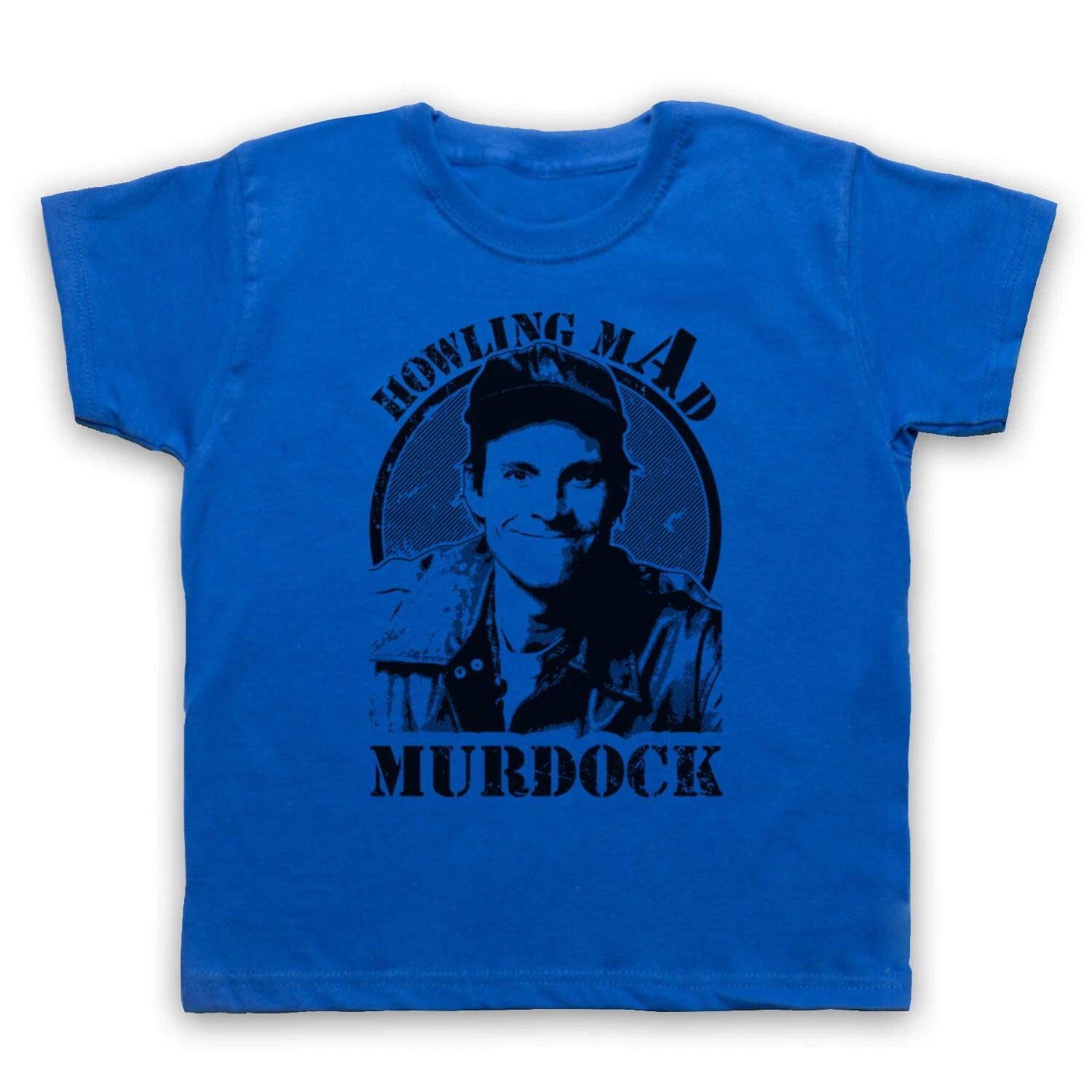 

HOWLING MAD MURDOCK THE A TEAM ACTION TV UNOFFICIAL KIDS CHILDS T-shirt 120