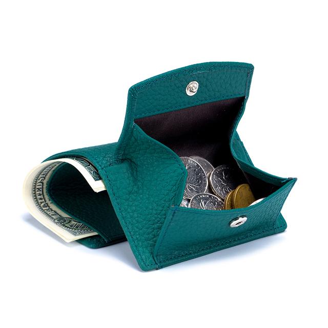 RFID Women Genuine Leather Small Wallets Female Portable Cowhide Purses Lady Card Holder Money Bag with Coin Pocket