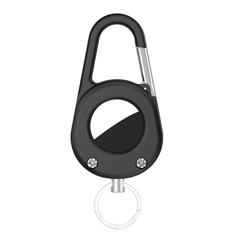 Carabiner Keychain Holder for For Apple Airtag Bluetooth Tracker Protective for Keys Bag Dog Collar Luggage Anti-Lost Clip Case