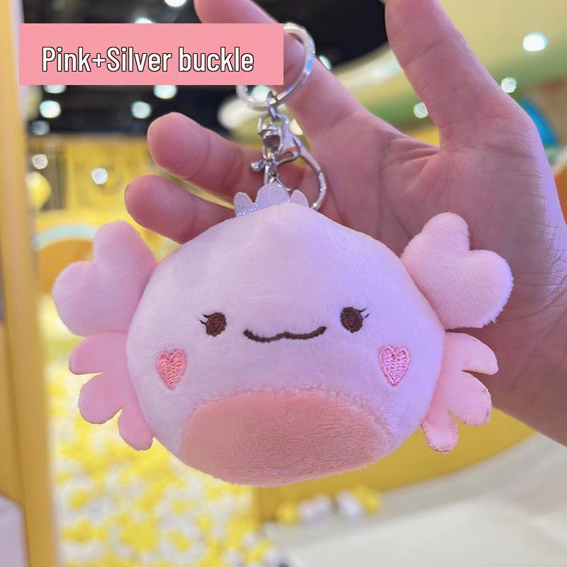 Crab Pendant & Plush Mini Backpack Charm