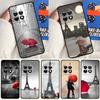 Red Umbrella Eiffel Tower For OnePlus 13 12 11 12R 13R 9 10 Pro 8T 9RT 10T 10R Nord 4 CE 2 3 Lite N20 N30 Phone Case