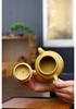 Yixing Handmade Golden Duan Ni Zisha Teapot - Antique Style Household Tea Brewing Set