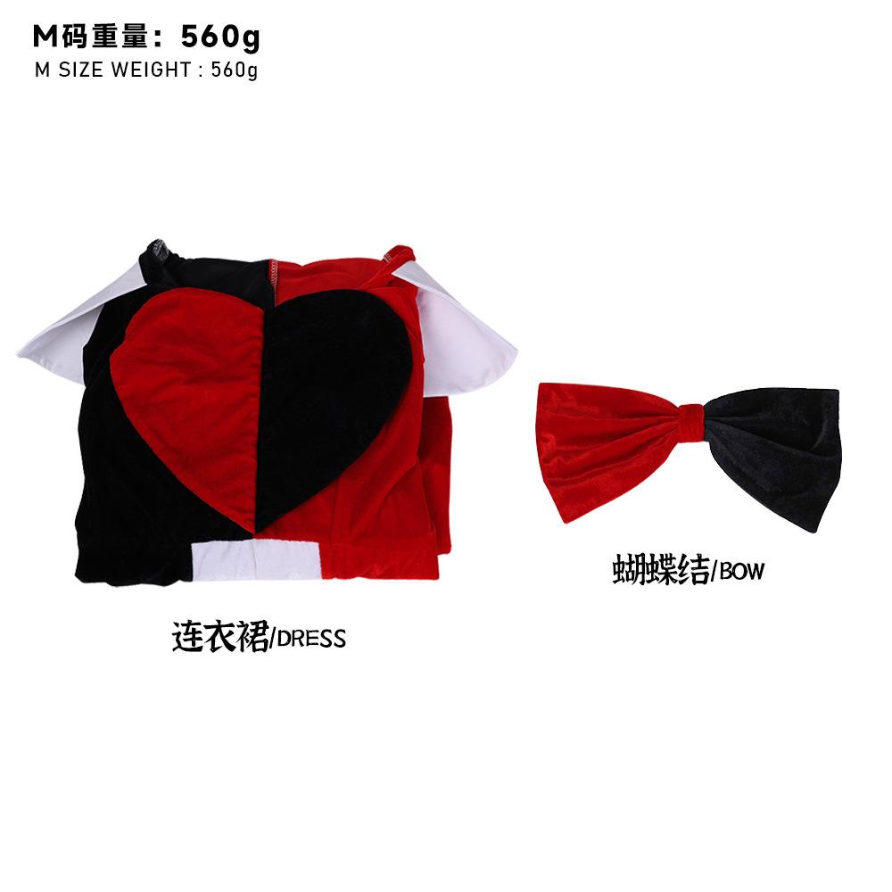 Cosplay Alice in Wonderland Peach Heart Queen Costumes Halloween Red Queen Cosplay