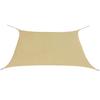 VidaXL Square Oxford Fabric Parasol 3.6 X 3.6 M Beige