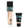 Fit Me Foundation Leno 30ml + Mini Foundation 5ml Set, 115 Ivory, 112 Natural Ivory (mini Foundation), 1 Set